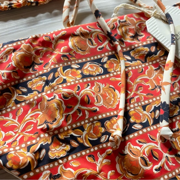 Billabong 🍉 Boho Swept Away Reversible Multi Way Tri Bikini Top | Tropic Bottoms - Picture 15 of 16